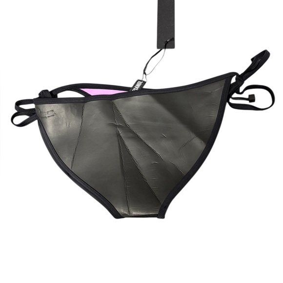 TRIANGL Black tie side full coverage back Neoprene bikini bottom size M - Picture 2 of 6